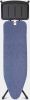 Brabantia Strijkplank B, 124x38 Cm Denim Blue Met Solide Stoomunithouder Black online kopen