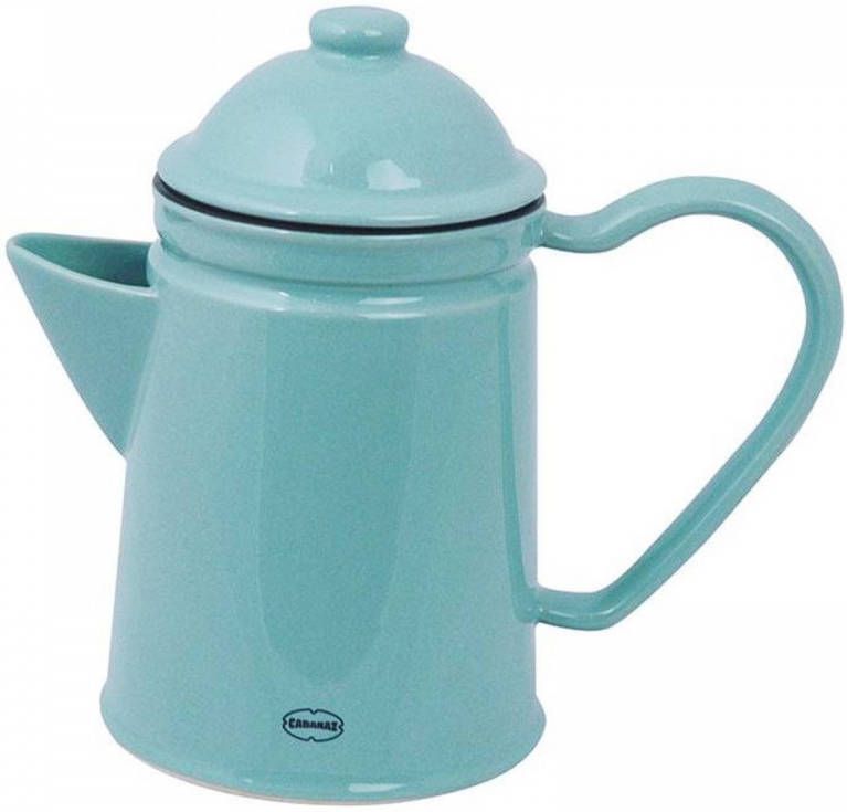 Merkloos Cabanaz Koffie En Theepot 600 Ml Inhoud Arctic Blue