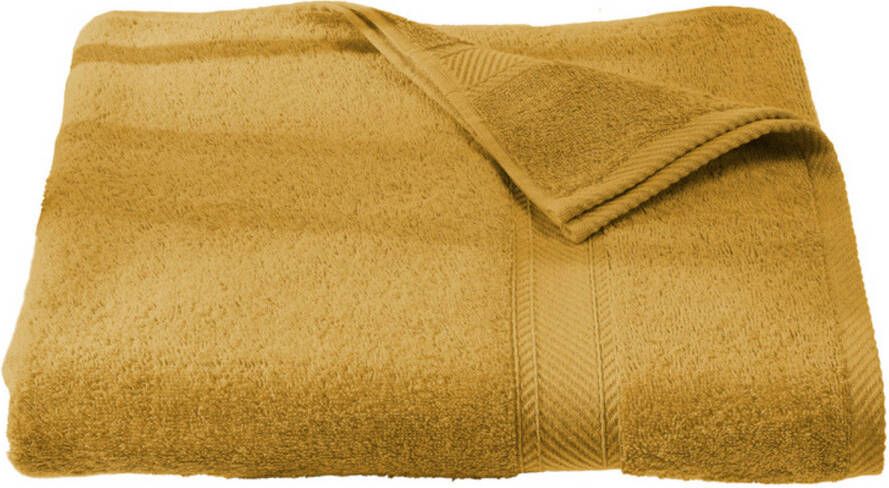 De Witte Lietaer Strandlaken Helene Golden Yellow 100 X 200 Cm Katoen