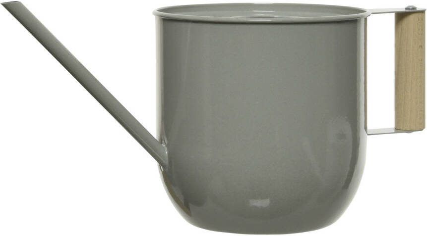 Decoris Grafiet Grijze Zinken Gieters Voor Binnen/buiten 1, 8 Liter Gieters