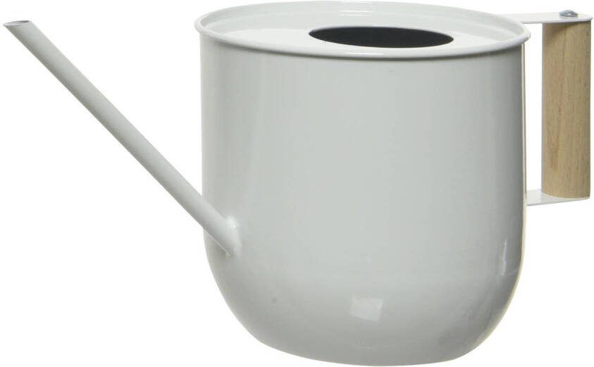 Decoris Ivoor Witte Zinken Gieters Voor Binnen/buiten 1, 8 Liter Gieters