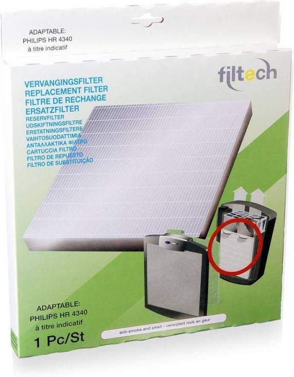 Filtech Philips Hepafilter Hr4940