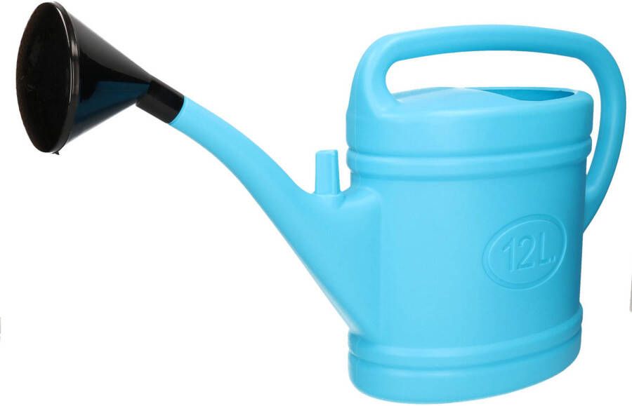Forte Plastics Lichtblauwe Tuin Planten Gieter Met Broeskop 12 Liter Gieters