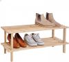CHI Houten Schoenenrek/schoenenstandaard 2 laags 74 X 26 X 29, 5 Cm Schoenenrekken online kopen