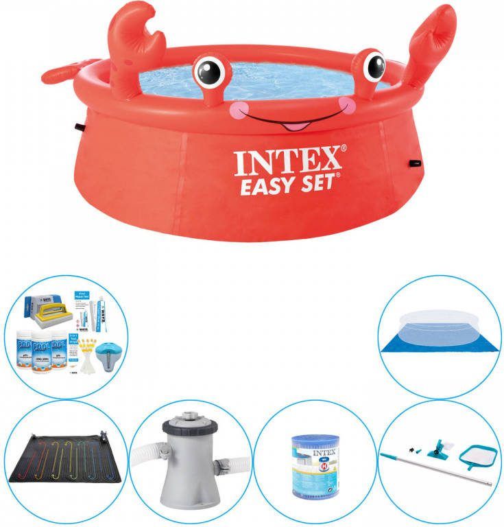 Intex Easy Set Krab Editie Rond 183x51 Cm Zwembad Pakket