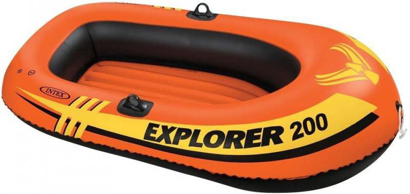 Intex Opblaasboot Explorer Pro 200 Oranje 196 X 102 X 33 Cm