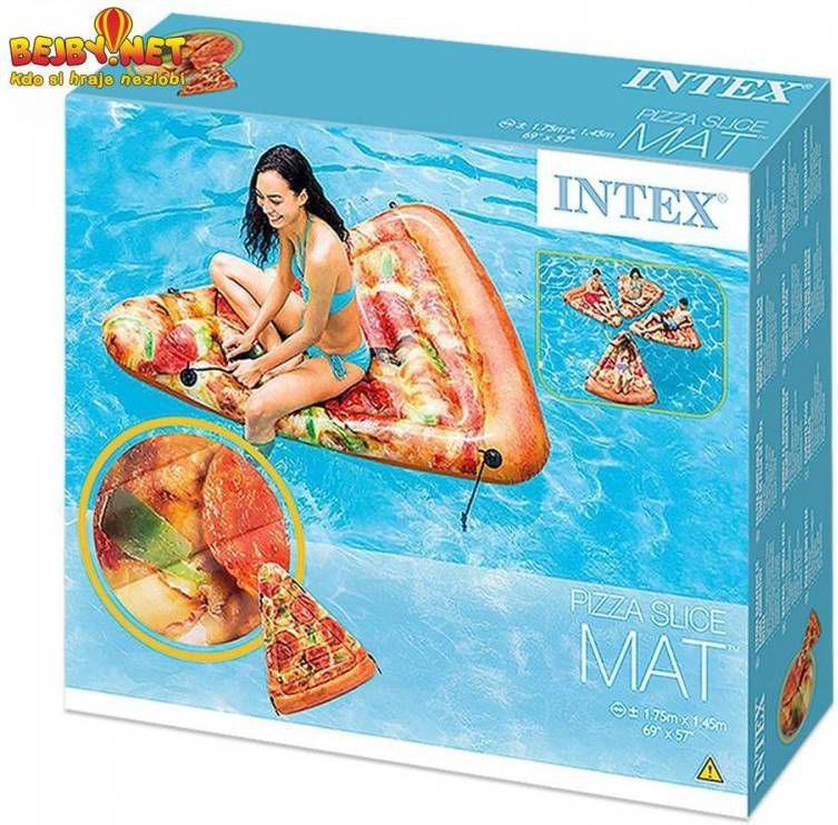 Intex Pizzapunt Opblaasbaar Oranje/Roest