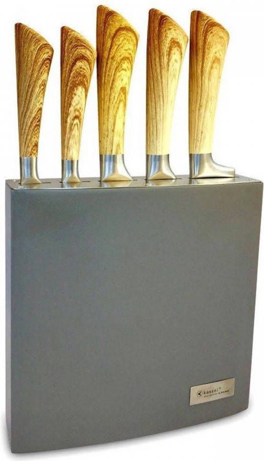 KINGHOFF Top Choice Acacia Messenset 6 Delig 5 Messen