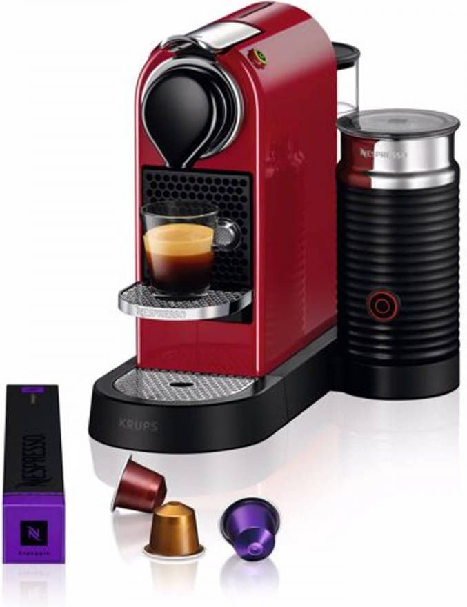 Krups Nespresso Koffieapparaat Citiz & Milk Xn7615(Rood )