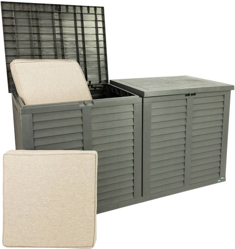 MaxxGarden Kussenbox Tuin Opbergkist 750 L 155 X 66 X 80 Cm