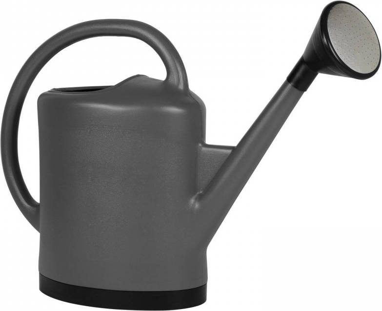 Eda Gieter Grijs Met Verstevigde Bodem En Metalen Broeskop 13 Liter Gieters
