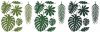 Feestbazaar Tropische Decoratie Blaadjes Aloha(21 stuks ) online kopen