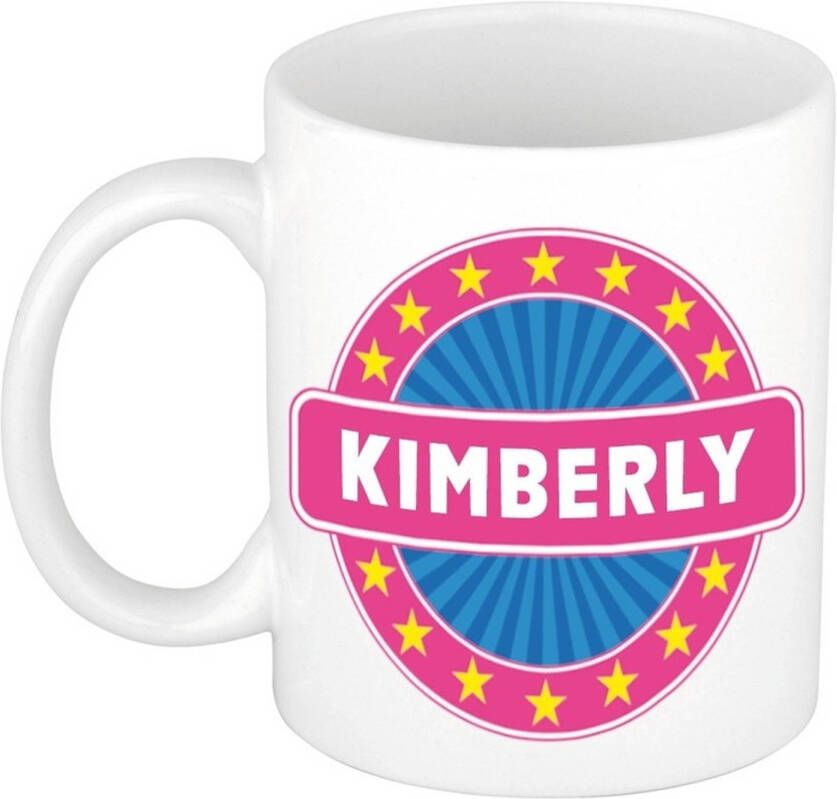 Merkloos Kimberly Naam Koffie Mok/Beker 300 Ml Namen Mokken