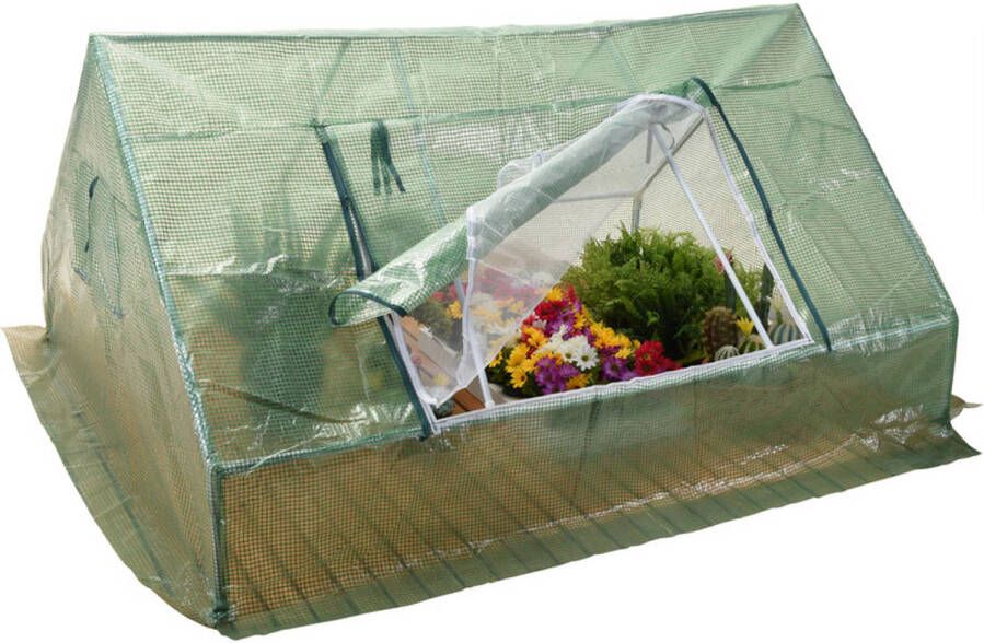 Merkloos Kweekkas/broeikas Foliekas 180 Cm Kweekkassen