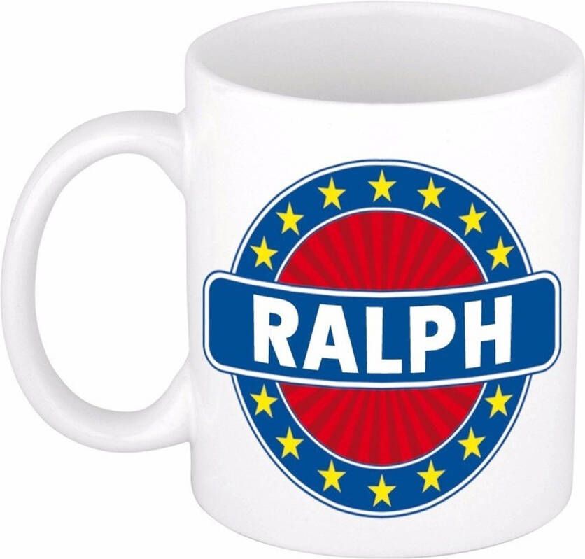 Merkloos Ralph Naam Koffie Mok/Beker 300 Ml Namen Mokken