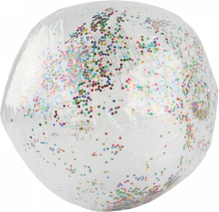 Orange85 Strandbal Zwembad Glitter Opblaasbaar 50 Cm Multicolor
