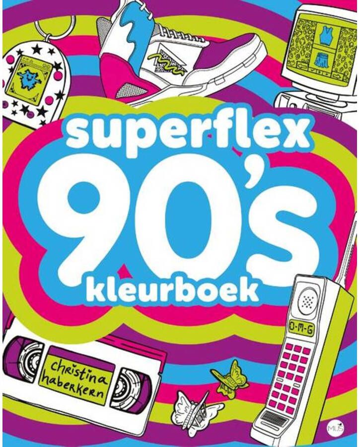 Kluitman Superflex 90's kleurboek 96 blz.