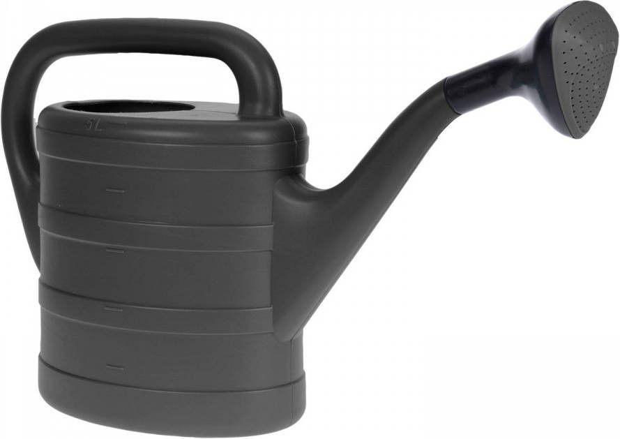 Pro Garden Kunststof Planten Gieter Antraciet 5 Liter Gieters
