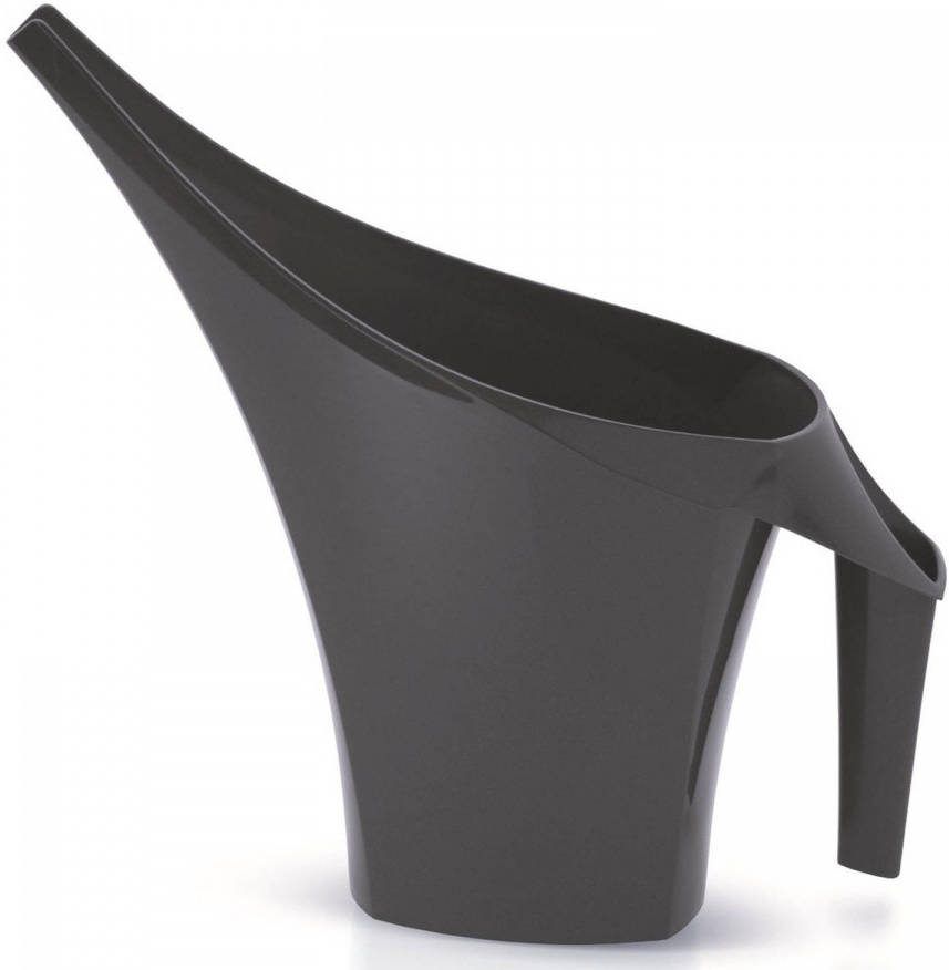 Prosperplast 1x Stuks Antraciet Bloemen/planten Gieters Kunststof 2 Liter Gieters