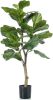 Shoppartners Groene Kunstplant Ficus Lyrata 90 Cm Kunstplanten online kopen