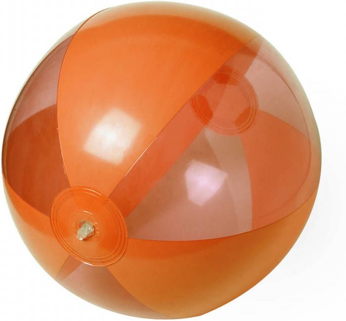 Trendoz Opblaasbare Strandbal Plastic Oranje 28 Cm Strandballen