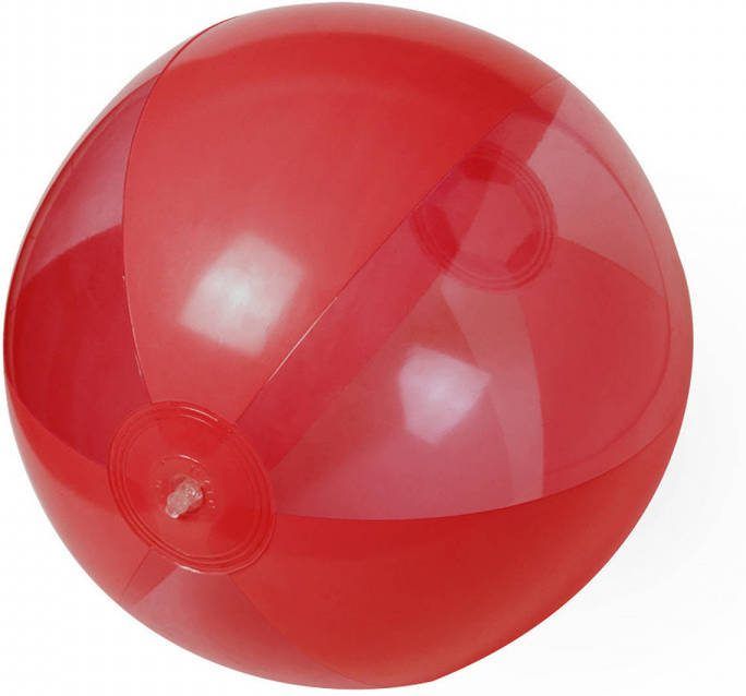 Trendoz Opblaasbare Strandbal Plastic Rood 28 Cm Strandballen