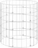 VIDAXL Gabion paal rond &#xD8, 50x50 cm gegalvaniseerd staal online kopen