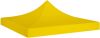 VIDAXL Partytentdak 270 g/m&#xB2, 2x2 m geel online kopen