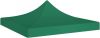 VIDAXL Partytentdak 270 g/m&#xB2, 3x3 m groen online kopen