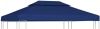 VIDAXL Prieeldak 2 laags 4x3m 310 g/m&#xB2, blauw online kopen
