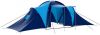 VidaXL Tent 9 persoons Polyester Donkerblauw En Blauw online kopen
