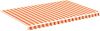 VidaXL Vervangingsdoek Voor Luifel 4, 5x3 M Geel En Oranje online kopen