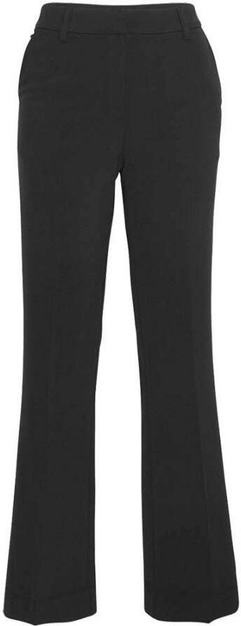 MSCH Copenhagen Zwarte Wijde Broek Chana Straight Pants
