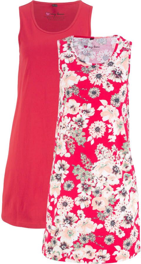 bonprix Jersey jurk(set van 2 )