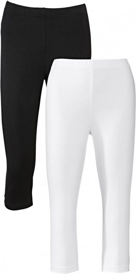 bonprix Stretch capri legging(set van 2 )