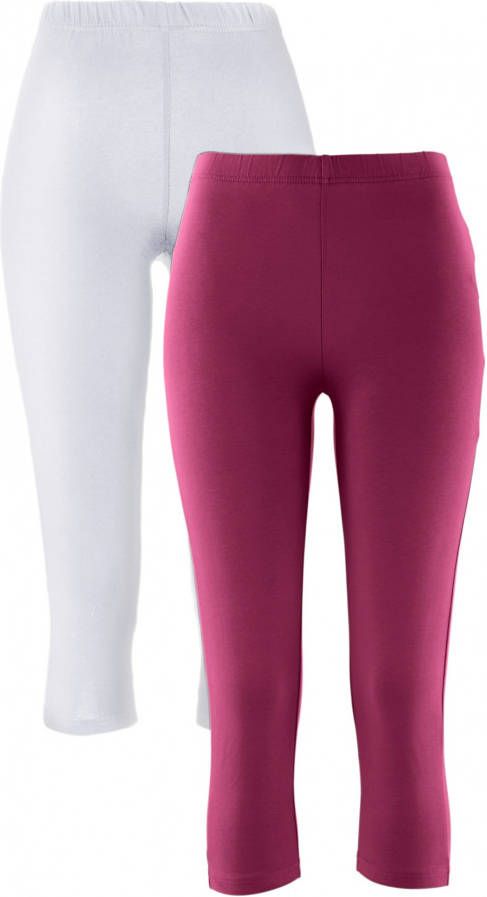 bonprix Stretch capri legging(set van 2 )