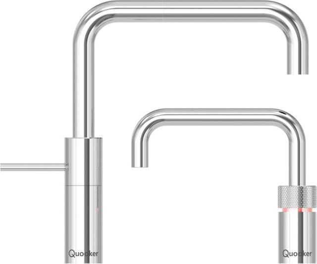 Quooker COMBI Nordic Square Twintaps chroom