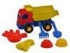 Polesie Toys Polesie Strandset Met Kiepwagen 7 delig Blauw/geel/rood online kopen