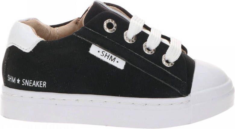 Shoesme SH21S001 G leren sneakers zwart
