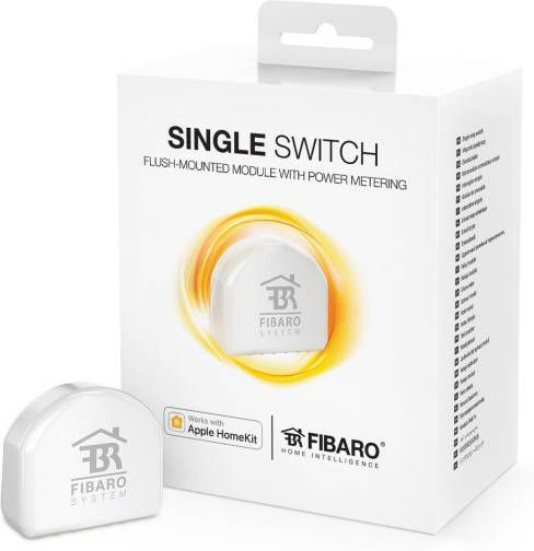 Fibaro inbouw schakelaar Single Switch met Apple HomeKit online kopen