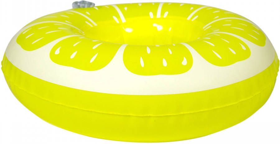 Merkloos Opblaasbare Drankhouder Citroen 19 Cm