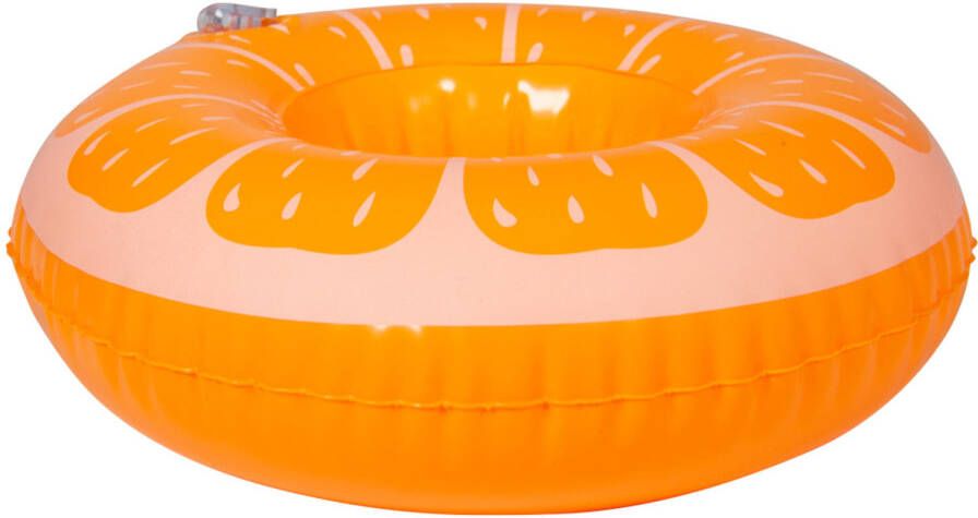 Merkloos Opblaasbare Drankhouder Sinaasappel 17 Cm