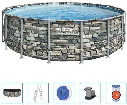 Bestway Zwembad Power Steel 549x132 cm