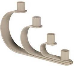 Broste Copenhagen Nami Kandelaar Warm Grey