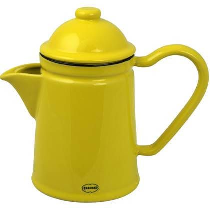 Merkloos Cabanaz Koffie En Theepot 600 Ml Inhoud Sunny Yellow