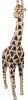 Clayre & Eef Beeld Giraf 90 Cm Bruin Zwart Papier Ijzer Textiel Woonaccessoires Beeld Decoratie Decoratieve online kopen