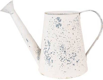 Clayre & Eef Decoratie Gieter 33x15x21 Cm Beige Ijzer Woonaccessoires Huisdecoratie Beige Woonaccessoires Huisdecoratie