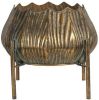 Clayre & Eef Decoratie Pot 33x33x28 cm Koperkleurig Metaal Rond online kopen