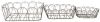 Clayre & Eef Decoratie schaal Set van 3 28x28x10 cm Bruin Ijzer Schaal online kopen