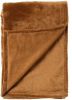 Dutch Decor Charlie Plaid Flannel Fleece Xl 200x220 Cm Tobacco Brown Bruin online kopen